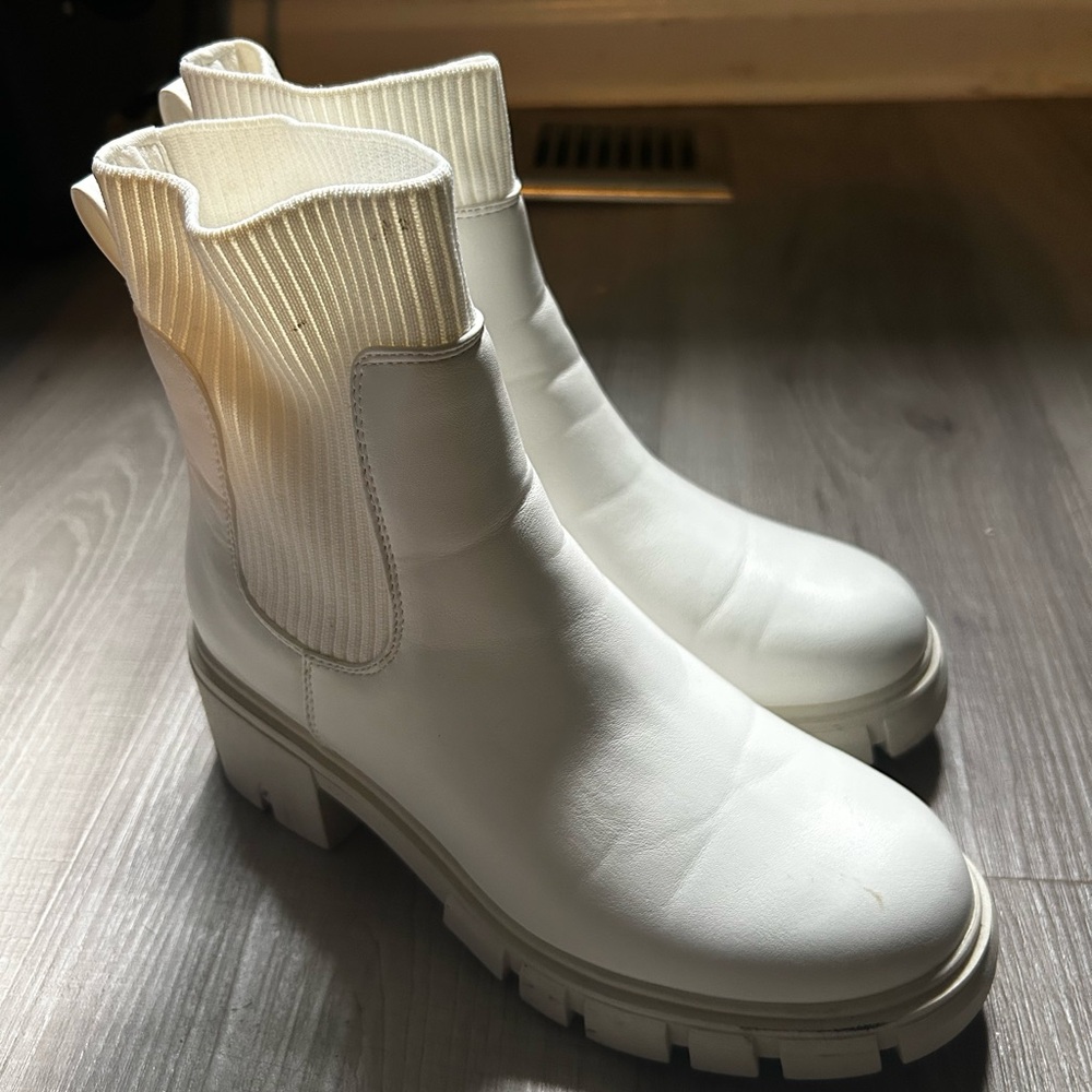 White Women's Ankle Boots